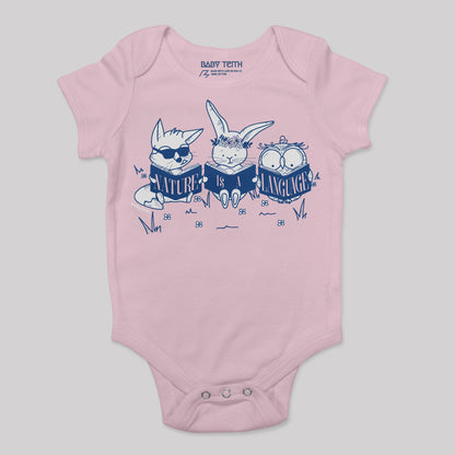 Nature is a Language Baby Bodysuit (5 Colors) - Baby Teith