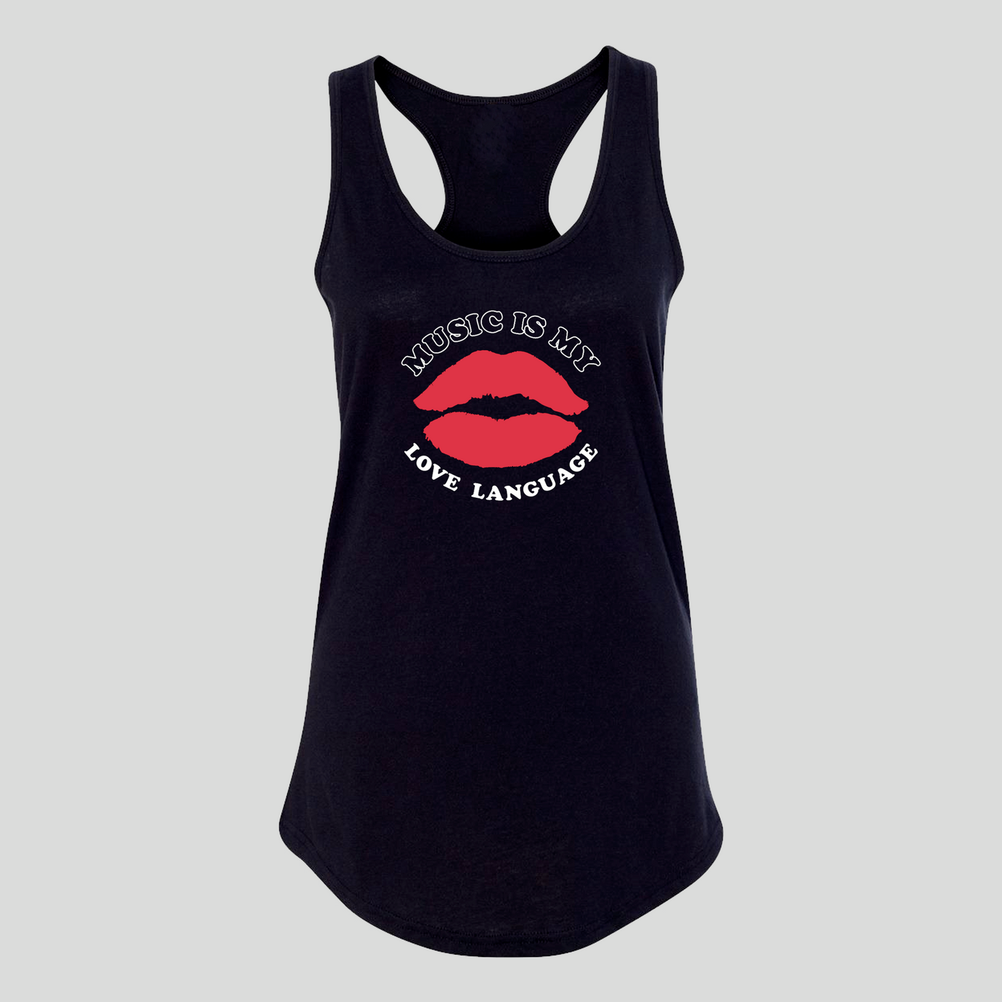 Music is My Love Language Racerback Tank