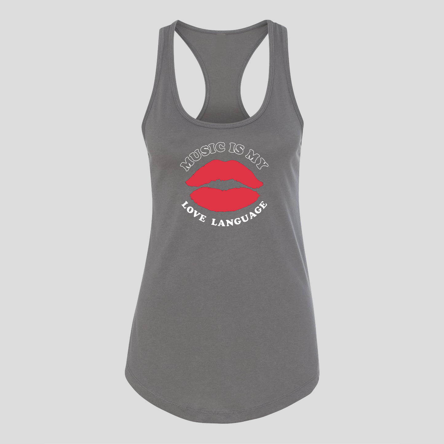 Music is My Love Language Racerback Tank